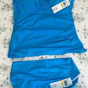 Anne Cole Vibrant Blue Bikini Set